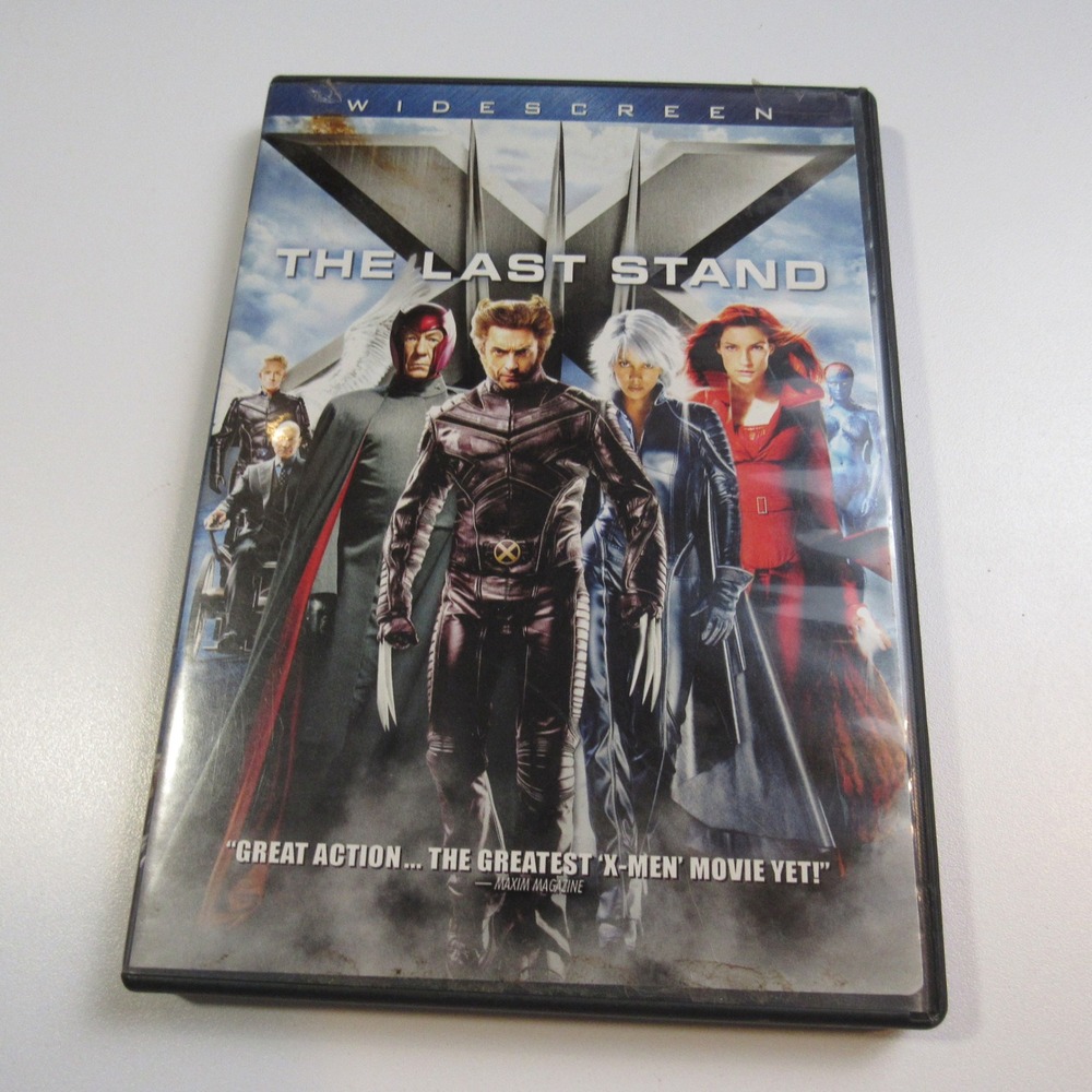 X-Men The‎ Last Stand DVD Widescreen 2006 Movie Action Superhero